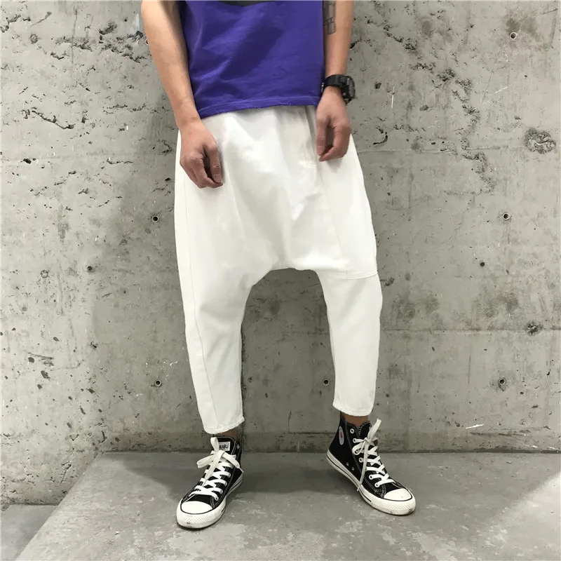 Drop Crotch Jeans Joggers Men Baggy Low Crotch Denim Harem Pants Male Hip Hop Street Dance Loose Sweatpants Summer X9141
Drop Crotch Jeans Joggers Men Baggy Low Crotch Denim Harem Pants Male Hip Hop Street Dance Loose Sweatpants Summer X9141