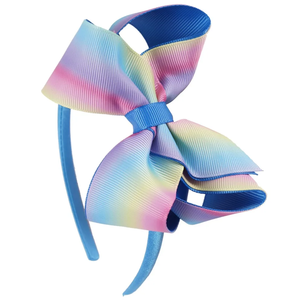 CN 6pcs/lot Rainbow Bows Hairbands For Kids Girls Cute Printed Ribbon Hair Bows Headbands With Satin Covered Hair Accessories
CN 6pcs/lot Rainbow Bows Hairbands For Kids Girls Cute Printed Ribbon Hair Bows Headbands With Satin Covered Hair Accessories
