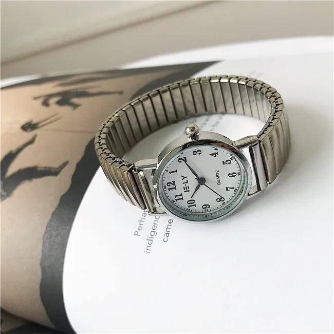 Фото 50 шт./лот лидер продаж модные серебряные стальные часы Bnad женские наручные