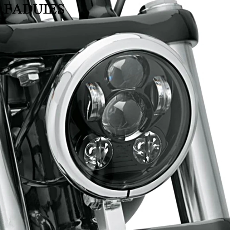 FADUIES 5.75" 5-3/4 in. Motorcycle 45W LED Headlight For Motorcycle Sportster, Iron 883, Dyna, Street Bob FXDB
FADUIES 5.75" 5-3/4 in. Motorcycle 45W LED Headlight For Motorcycle Sportster, Iron 883, Dyna, Street Bob FXDB