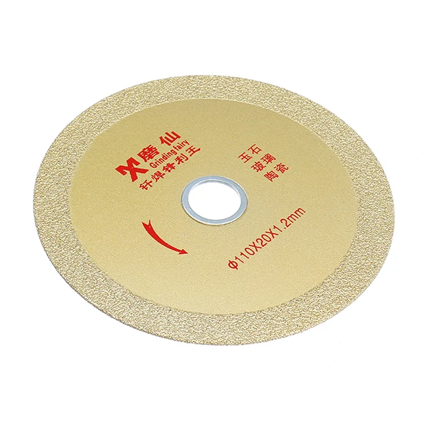 1.2mm Ultra Thin Saw Blade 110mm x 20mm Diamond Cutting Disc Tool for Glass Ceramic
1.2mm Ultra Thin Saw Blade 110mm x 20mm Diamond Cutting Disc Tool for Glass Ceramic