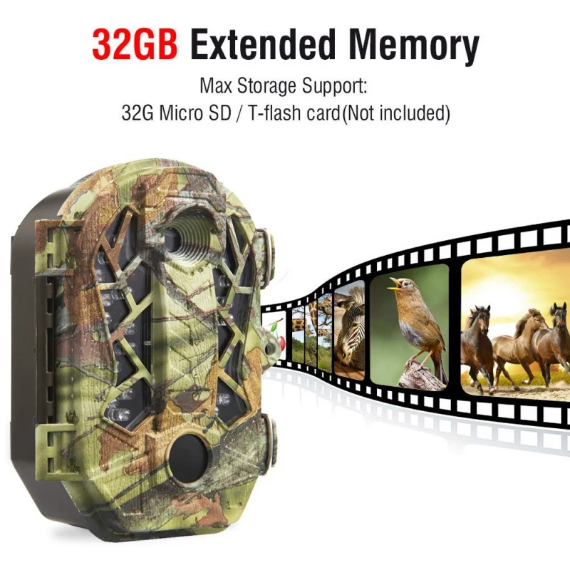 Hunting Digital Cameras Infrared Rainproof Dust-proof 0.8-1s Trigger Time Battery Operated Outdoor Game Photo Video Trail Camera
Hunting Digital Cameras Infrared Rainproof Dust-proof 0.8-1s Trigger Time Battery Operated Outdoor Game Photo Video Trail Camera