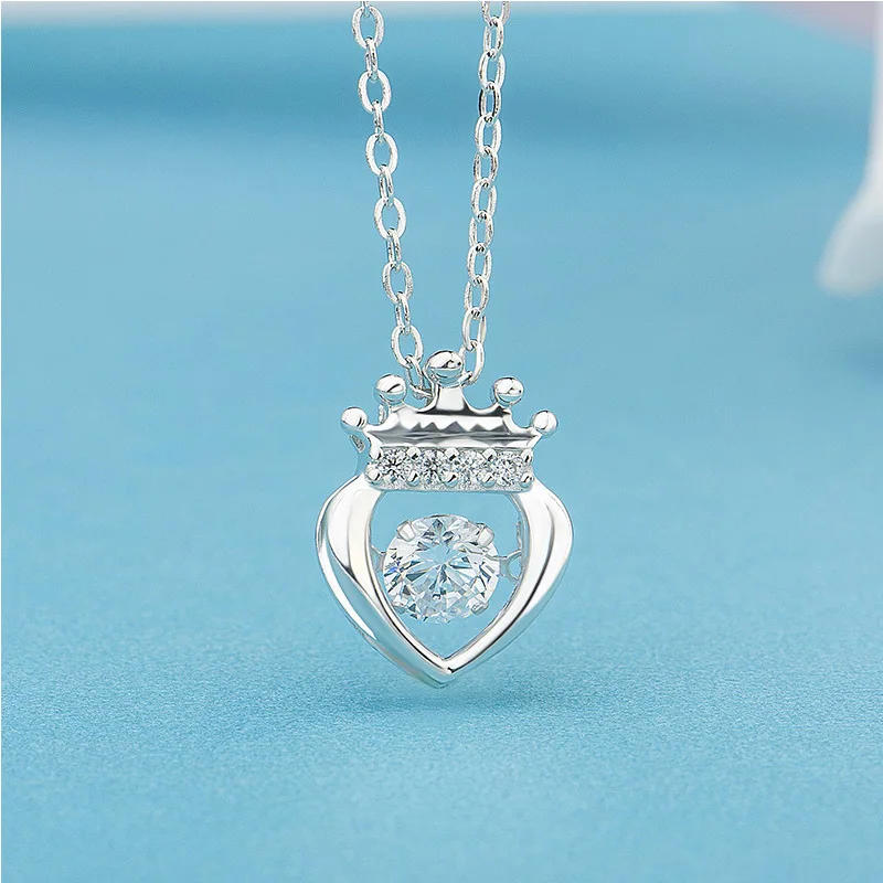 Crown Pendants Necklaces silver 925 jewelry Heart Female Pendants Necklace Accessories Choker Necklace Jewelry cadenas de plata
Crown Pendants Necklaces silver 925 jewelry Heart Female Pendants Necklace Accessories Choker Necklace Jewelry cadenas de plata