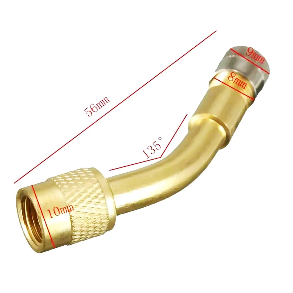 Car Motorcycle Tire Brass 45/90/135 Degree valve Rod Inflatable Nozzle Air Valve Cap Auto Metal Lengthened Inflatable Tube
Car Motorcycle Tire Brass 45/90/135 Degree valve Rod Inflatable Nozzle Air Valve Cap Auto Metal Lengthened Inflatable Tube