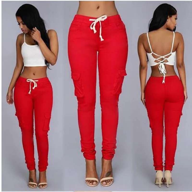 2019 women full length trousers mujer sporting elastic waist black white casual combat 4xl plus size pants with Multiple pockets
2019 women full length trousers mujer sporting elastic waist black white casual combat 4xl plus size pants with Multiple pockets