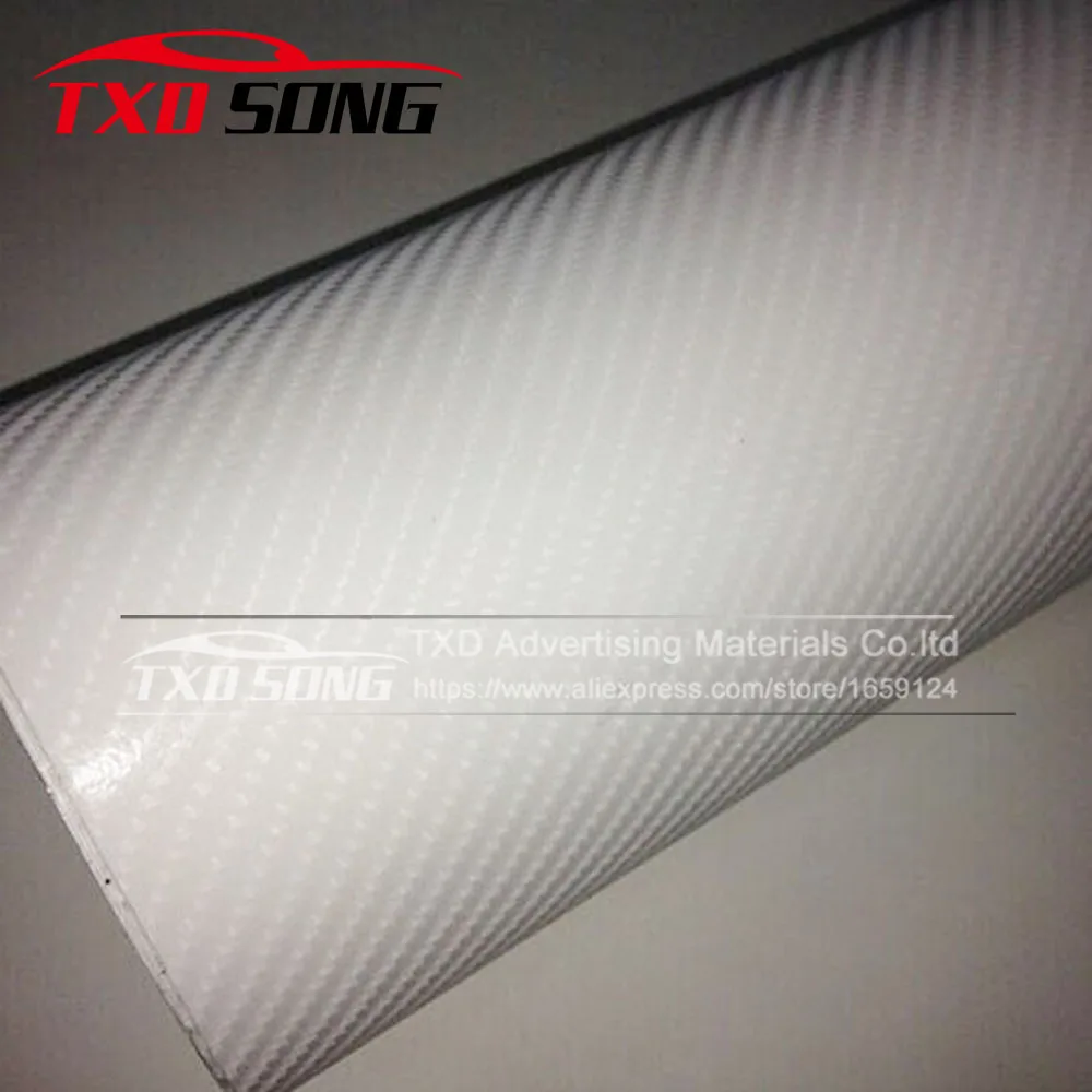 Car Styling DIY Glossy White 4D Carbon Fiber Car Sticker And Decals Car Wrapping Vinyl Size: 10/20/30/40/50/60cm x 152cm/Lot
Car Styling DIY Glossy White 4D Carbon Fiber Car Sticker And Decals Car Wrapping Vinyl Size: 10/20/30/40/50/60cm x 152cm/Lot