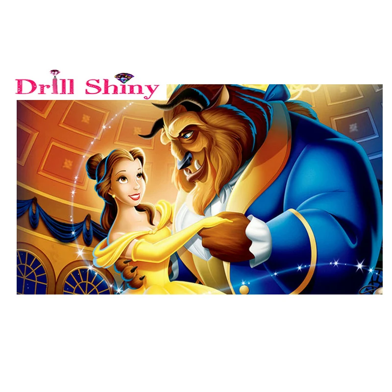 DIY Diamond Painting Beauty and the beast 5D Diamond Embroidery Art paintings Picture Of Rhinestones Cross-Stitch Home Decor
DIY Diamond Painting Beauty and the beast 5D Diamond Embroidery Art paintings Picture Of Rhinestones Cross-Stitch Home Decor