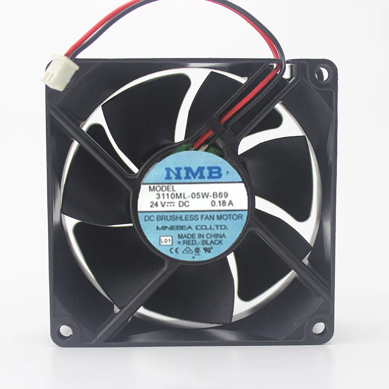 Ball 24V0.18A 8025 Inverter Industrial Computer Chassis Cooling Fan 3110ML-05W-B69
Ball 24V0.18A 8025 Inverter Industrial Computer Chassis Cooling Fan 3110ML-05W-B69