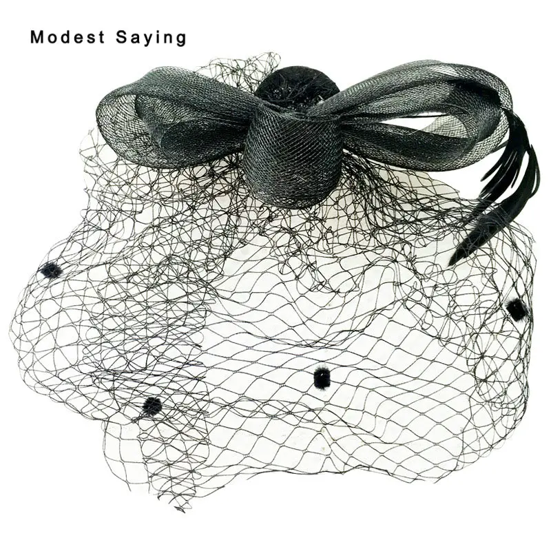 Vintage Black Feather Birdcage Veils Wedding Veil 2017 Short Ivory Garden Bridal Headwear Wedding Accessories velos de novia H17
Vintage Black Feather Birdcage Veils Wedding Veil 2017 Short Ivory Garden Bridal Headwear Wedding Accessories velos de novia H17