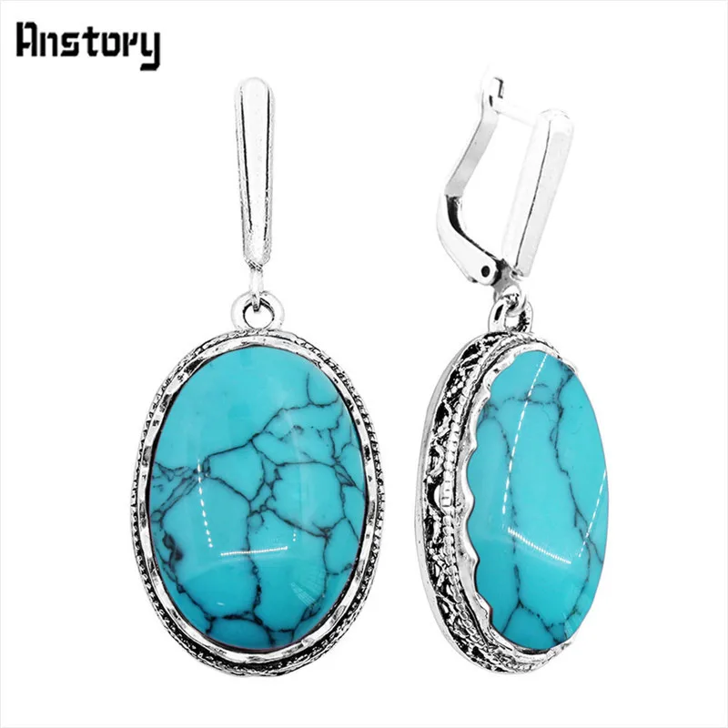 Hollow Flower Pendant Big Oval Stone Earrings For Women Antique Silver Plated Party Special Hook Fashion Jewelry TE356
Hollow Flower Pendant Big Oval Stone Earrings For Women Antique Silver Plated Party Special Hook Fashion Jewelry TE356