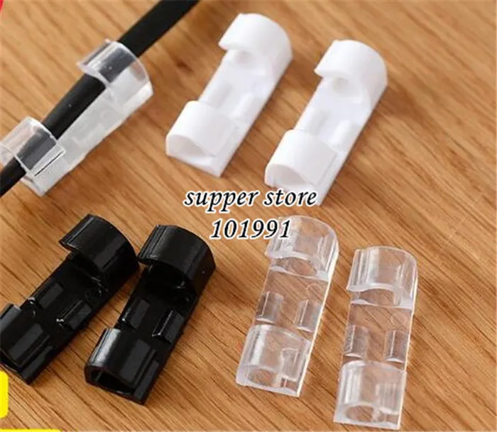 100pcs/lot Wire Fixing Clamp Clip Desktop Wire Clear Up Clips Holder Clamps Cable Clip Device Cord Clips Holder Organiser
100pcs/lot Wire Fixing Clamp Clip Desktop Wire Clear Up Clips Holder Clamps Cable Clip Device Cord Clips Holder Organiser