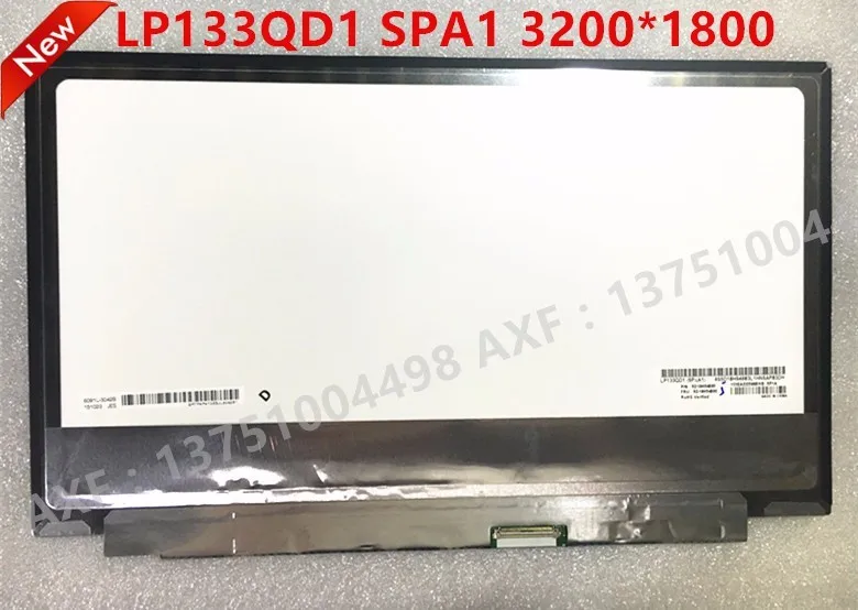 13,3 дюймовый ноутбук тонкий светодиодный экран LP133QD1-SPA1 для YOGA900 FRU: 5D1H5483 3200*1800 40pin
13,3 дюймовый ноутбук тонкий светодиодный экран LP133QD1-SPA1 для YOGA900 FRU: 5D1H5483 3200*1800 40pin