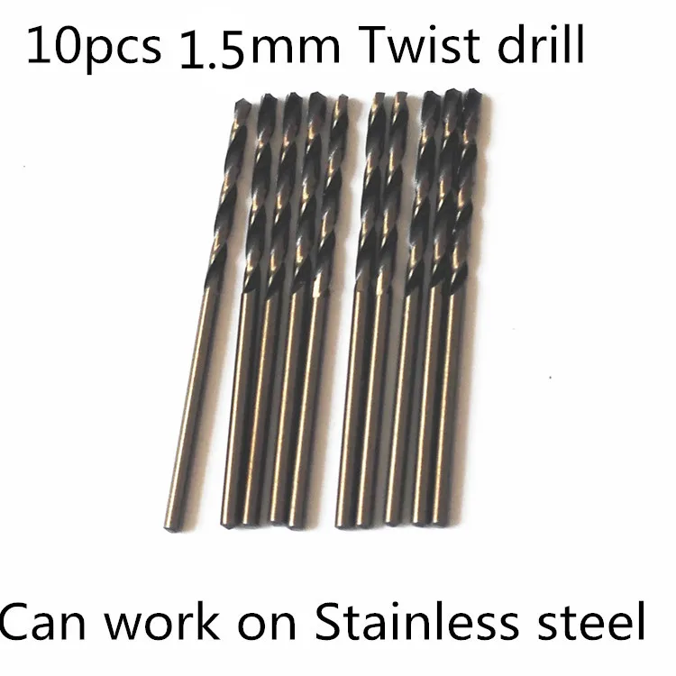 Free shipping 10pcs 1.5mm FANGDAWANG high quality 9341 roll forged straight shank HSS drill bits for stainless steel
Free shipping 10pcs 1.5mm FANGDAWANG high quality 9341 roll forged straight shank HSS drill bits for stainless steel
