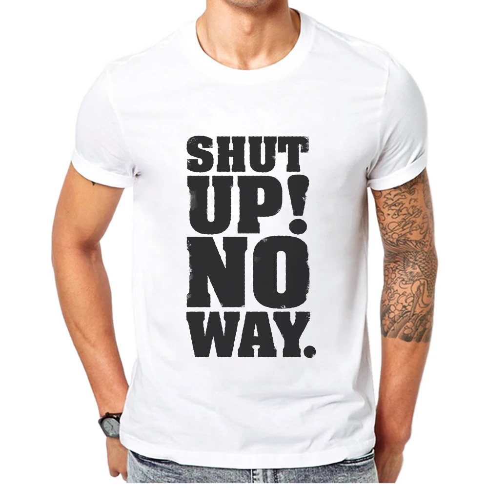 Creative Letter Print T Shirt For Men 100% Cotton Short Sleeve O-Neck White Mens Hipster Tee Shirts Funny Design Man T-Shirt
Creative Letter Print T Shirt For Men 100% Cotton Short Sleeve O-Neck White Mens Hipster Tee Shirts Funny Design Man T-Shirt