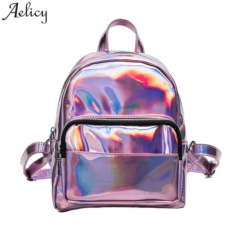 Женский кожаный рюкзак Aelicy школьные сумки для девочек дорожные женщин 2020