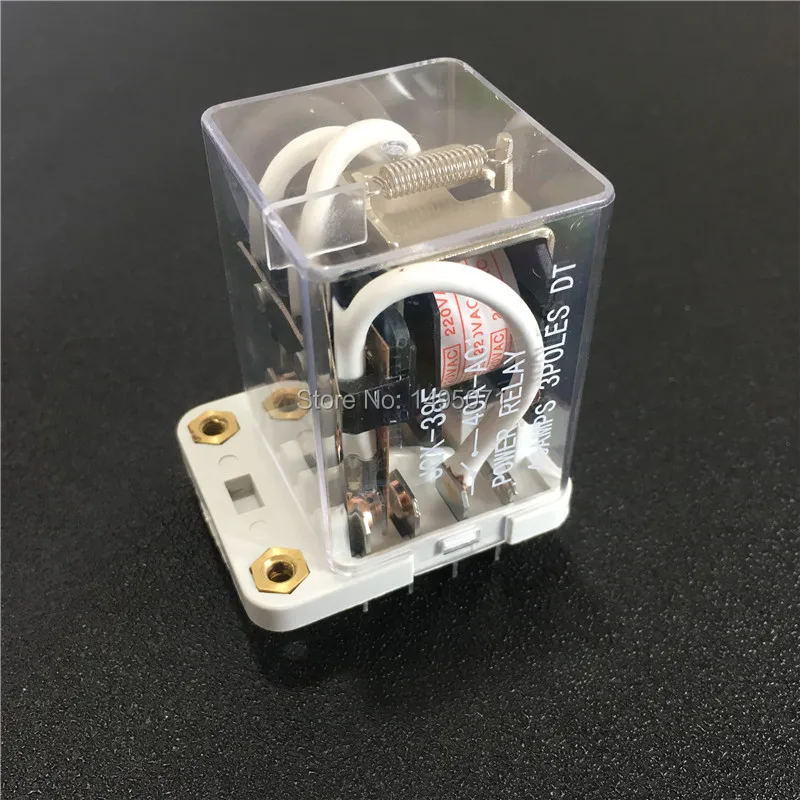 Реле высокой мощности HHC71B, 1 шт., JQX-38F-3Z, 40 А, 12 В постоянного тока, 24 В, 110 В переменного тока, JQX-38F В переменного тока, электромагнитные реле с катушкой, 3Z, 11 контактов, 3PDT, 3NO 3NC
Реле высокой мощности HHC71B, 1 шт., JQX-38F-3Z, 40 А, 12 В постоянного тока, 24 В, 110 В переменного тока, JQX-38F В переменного тока, электромагнитные реле с катушкой, 3Z, 11 контактов, 3PDT, 3NO 3NC