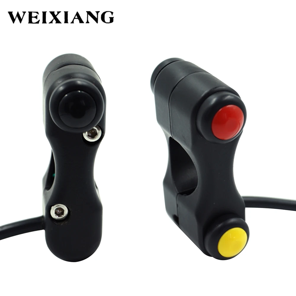 12V Aluminum Motorcycle 7/8" 22mm Handlebar Switches Headlight Hazard Brake Fog Lights Horn ON OFF Start Switch 3 Buttons
12V Aluminum Motorcycle 7/8" 22mm Handlebar Switches Headlight Hazard Brake Fog Lights Horn ON OFF Start Switch 3 Buttons