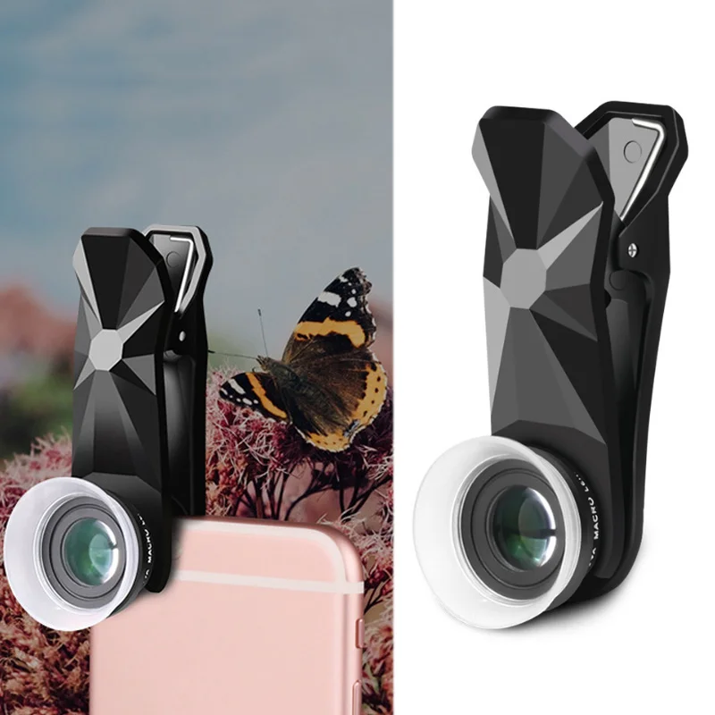 New 2 in 1 Universal 12-24X Macro Photography Lens Clip-on Phone Camera Lens DOM668
New 2 in 1 Universal 12-24X Macro Photography Lens Clip-on Phone Camera Lens DOM668