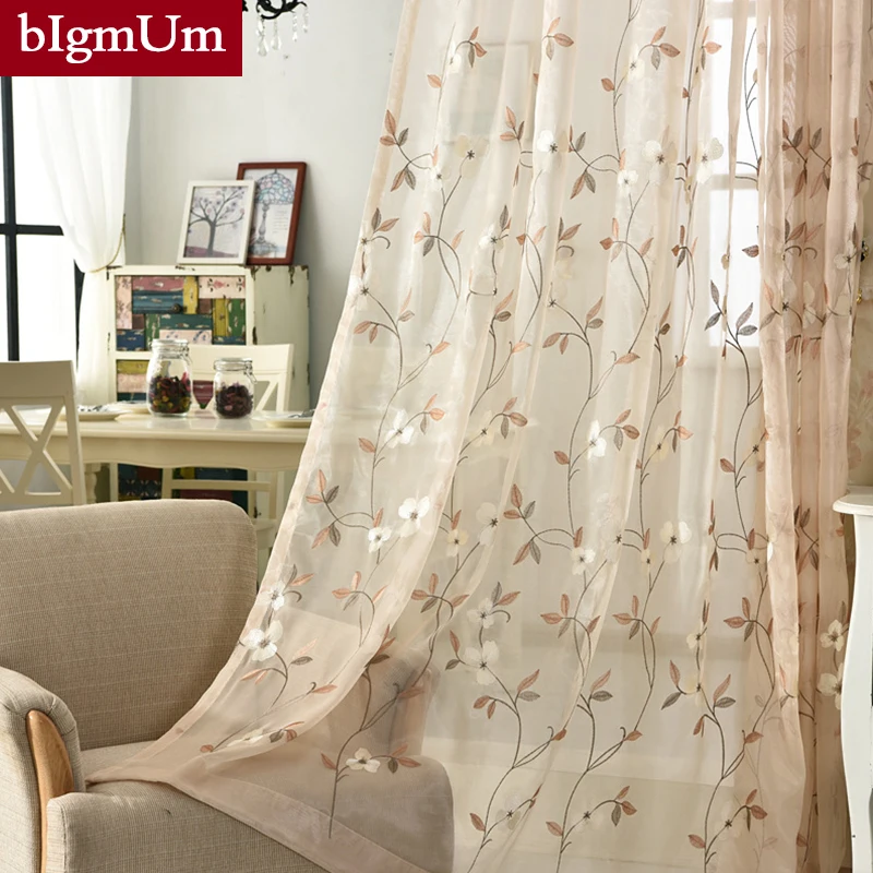 bIgmUm Pastoral Tulle Curtains Embroidered Floral White Modern For Living Room Bedroom Curtains Fabric Drapes Window Treatments
bIgmUm Pastoral Tulle Curtains Embroidered Floral White Modern For Living Room Bedroom Curtains Fabric Drapes Window Treatments