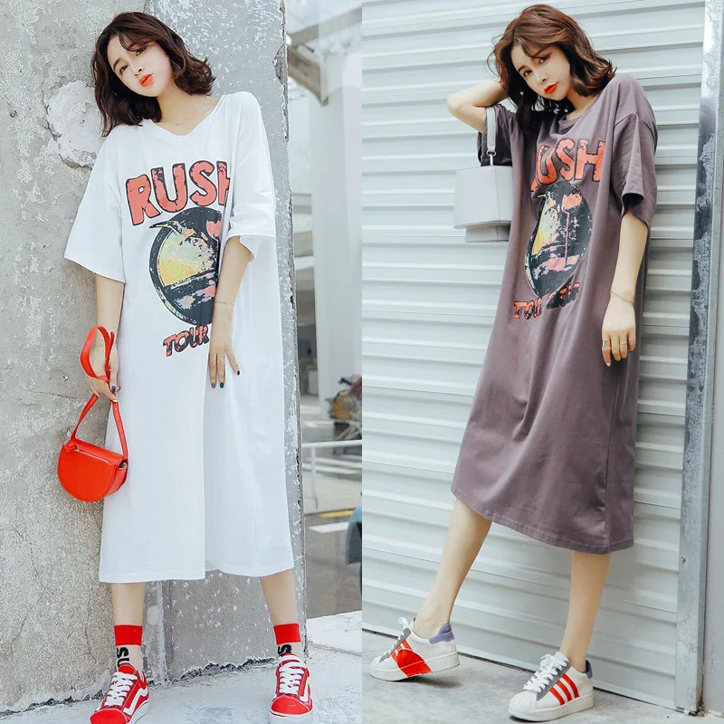 2020 Summer Loose Maternity Short Sleeve T-Shirt Beach Dresses for Pregnancy Pregnant Women O-Neck Vestidos Clothing Plus Size
2020 Summer Loose Maternity Short Sleeve T-Shirt Beach Dresses for Pregnancy Pregnant Women O-Neck Vestidos Clothing Plus Size