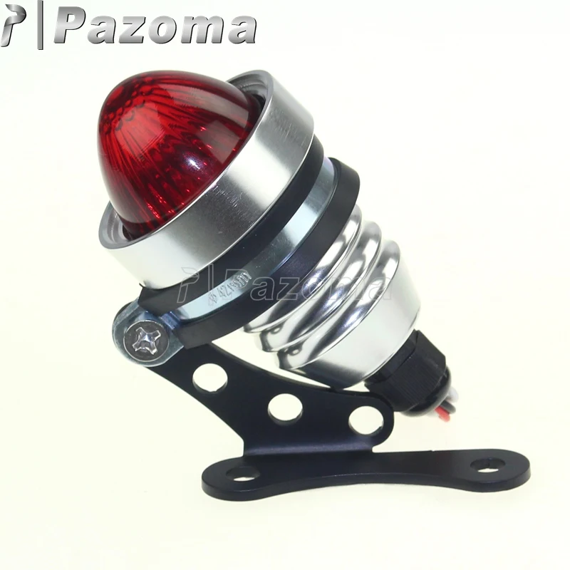 PAZOMA Hot Silver CNC Aluminum Copper Bullet 22X LED Motorbike Motorcycle Bracket Holder Brake light Taillight
PAZOMA Hot Silver CNC Aluminum Copper Bullet 22X LED Motorbike Motorcycle Bracket Holder Brake light Taillight