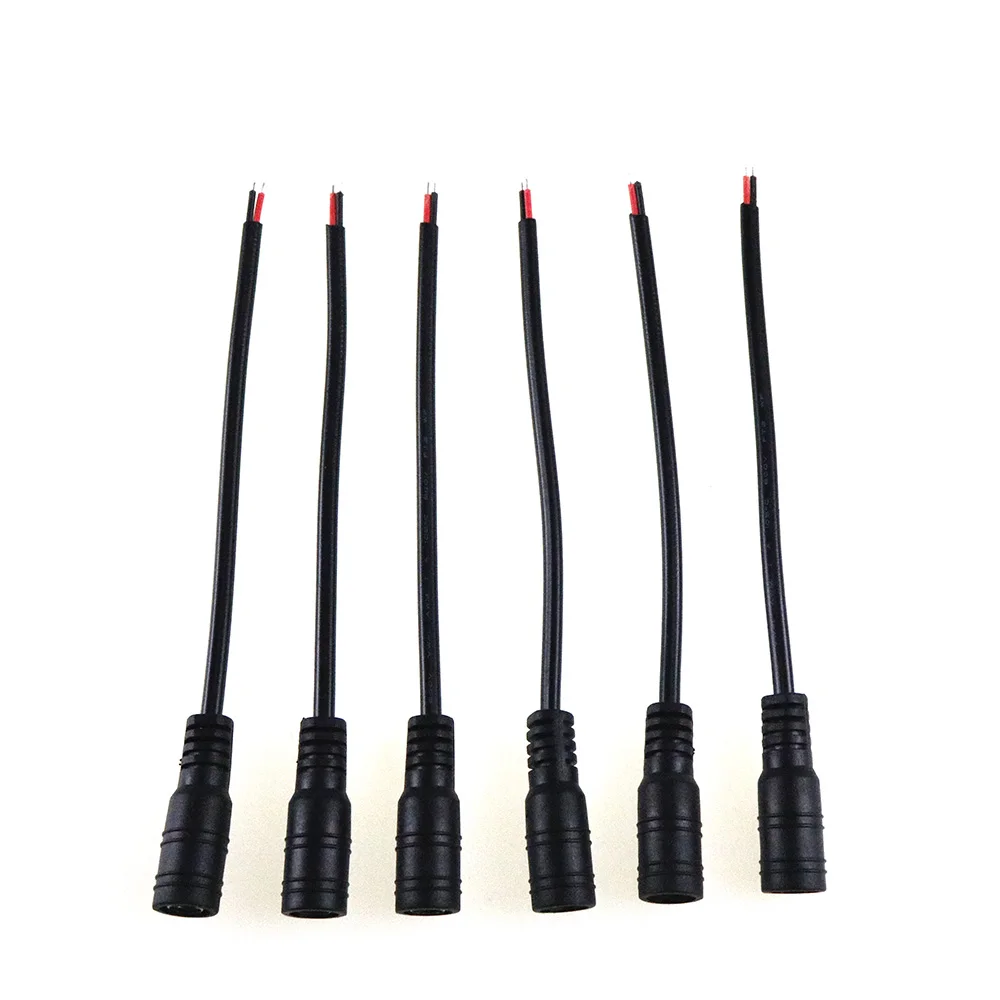5.5 x 2.1mm famale DC Power Jack Connector Adapter Wire Cable 15cm For 5050 3528 led strip CCTV IP camera 10PCS
5.5 x 2.1mm famale DC Power Jack Connector Adapter Wire Cable 15cm For 5050 3528 led strip CCTV IP camera 10PCS