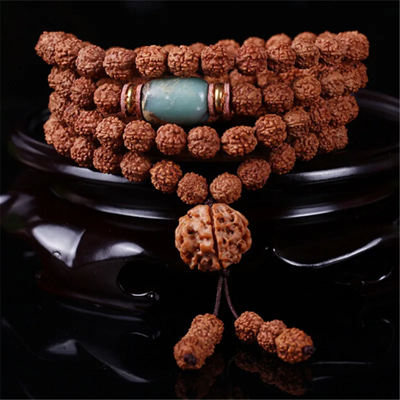 High Quality 8mm Natural 5 Petals 108 Rudraksha Beads Mala Shoushan Stone Prayer Bracelet Yoga Meditation DIY Necklace Dropship
High Quality 8mm Natural 5 Petals 108 Rudraksha Beads Mala Shoushan Stone Prayer Bracelet Yoga Meditation DIY Necklace Dropship