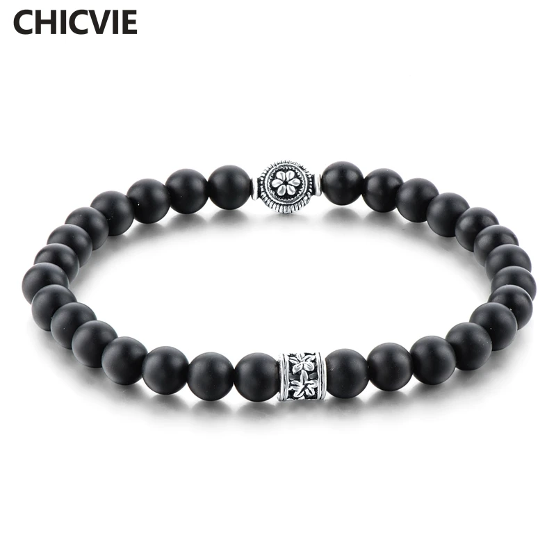 CHICVIE Nature Stone Men Bracelets Matte Beads Handmade Strand Bracelets & Bangles Silver Color Brand Jewelry Bracelet SBR160121
CHICVIE Nature Stone Men Bracelets Matte Beads Handmade Strand Bracelets & Bangles Silver Color Brand Jewelry Bracelet SBR160121