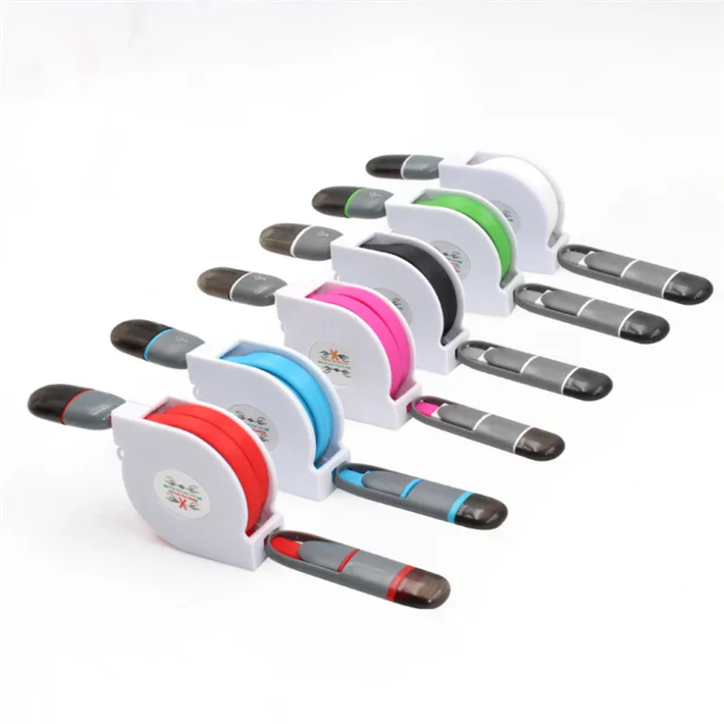 2 в 1 СВЕТОДИОДНЫЙ модуль панели управления кабели для Samsung huawei Android Выдвижной USB