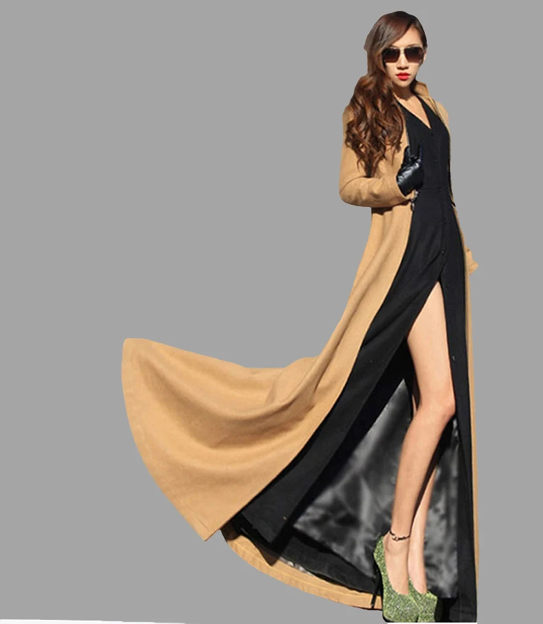 New Women's Wool Coat Autumn Winter 2018 Fashion Classic Solid Woolen Jacket Slim Thicken Long Outerwear Female
New Women's Wool Coat Autumn Winter 2018 Fashion Classic Solid Woolen Jacket Slim Thicken Long Outerwear Female