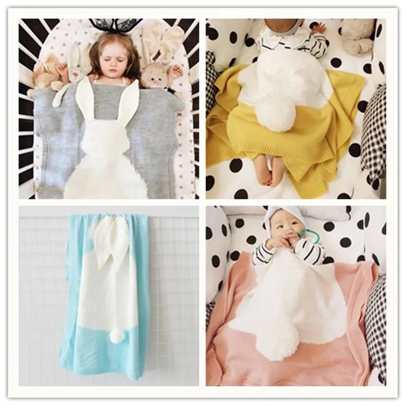 Cute Cotton Knitted Rabbit Blankets Animal Kids Play Mats Rabbit Soft Bath Towel Newborn Baby Infant Bedding Blanket Best Gifts
Cute Cotton Knitted Rabbit Blankets Animal Kids Play Mats Rabbit Soft Bath Towel Newborn Baby Infant Bedding Blanket Best Gifts
