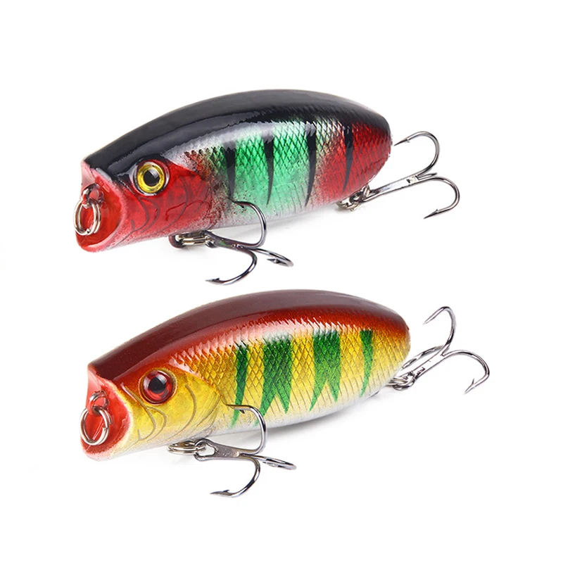 1 шт. 11 г 5 см большой Поппер рыболовные приманки 3D глаза приманка Topwater Crankbait воблер
