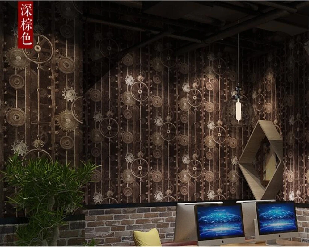 beibehang wallpaper for walls 3 d Mural 3d Vintage industrial wind wallpaper roll England LOFT gear iron papier peint mural 3d
beibehang wallpaper for walls 3 d Mural 3d Vintage industrial wind wallpaper roll England LOFT gear iron papier peint mural 3d