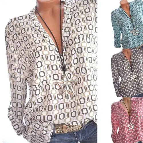 5XL Plus Size Tops Women's Shirts Spring Summer Blouses Casual Loose Blusa Plaid Print Long Sleeve Chiffon Shirt White Blouse
5XL Plus Size Tops Women's Shirts Spring Summer Blouses Casual Loose Blusa Plaid Print Long Sleeve Chiffon Shirt White Blouse