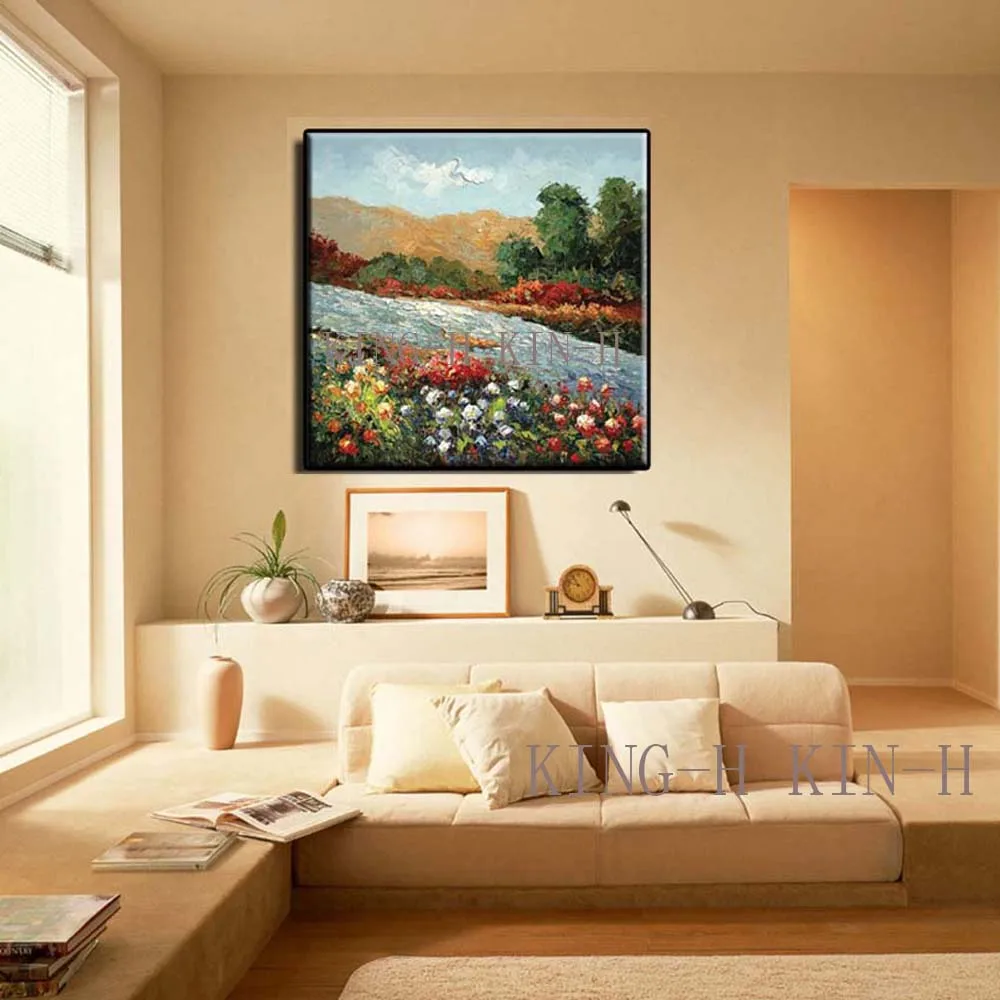 Selling hand-painted oil painting scenery landscape pastoral scenery sunflowers flowers rural porch gules sofa hall no framework
Selling hand-painted oil painting scenery landscape pastoral scenery sunflowers flowers rural porch gules sofa hall no framework