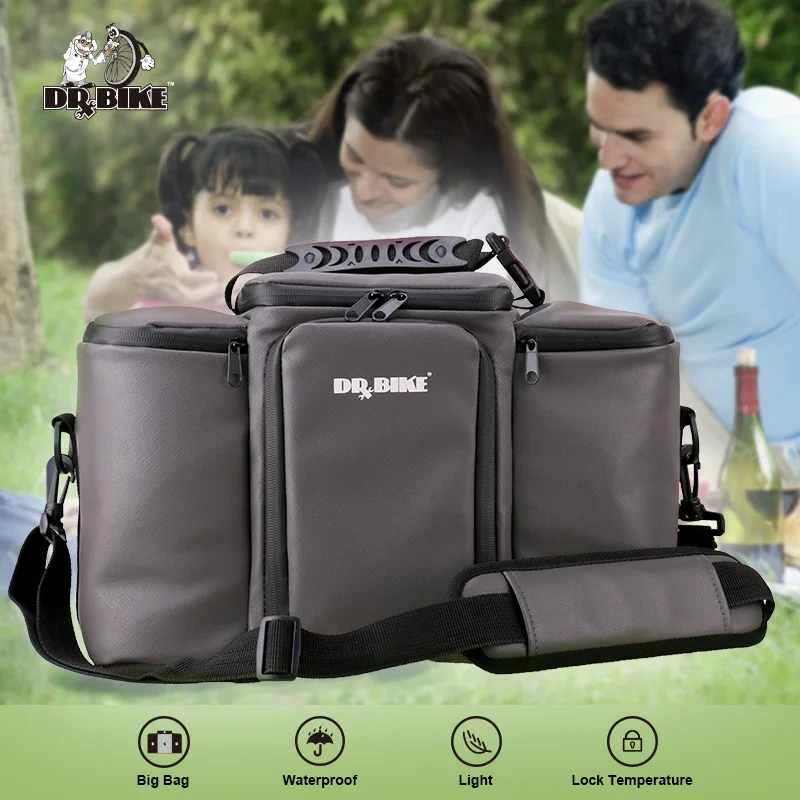 Dr Bike Thermal Insulation Bicycle Rear Pannier Bags Big Capacity Duffle Pacnic Bag
Dr Bike Thermal Insulation Bicycle Rear Pannier Bags Big Capacity Duffle Pacnic Bag