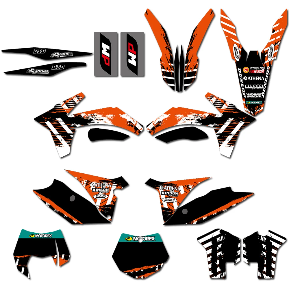 For KTM SX SXF XC XCF XCW XCFW EXC 125 150 200 250 350 450 500 2011-2013 Motocross Team Graphic Background Decal And Sticker Kit
For KTM SX SXF XC XCF XCW XCFW EXC 125 150 200 250 350 450 500 2011-2013 Motocross Team Graphic Background Decal And Sticker Kit