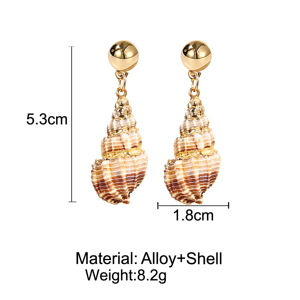 8Seasons Bohemian Nature Irregular Shell Stud Earrings For Women Summer Beach Party Club Fashion Earrings Gifts Jewelry, 1 Pair
8Seasons Bohemian Nature Irregular Shell Stud Earrings For Women Summer Beach Party Club Fashion Earrings Gifts Jewelry, 1 Pair