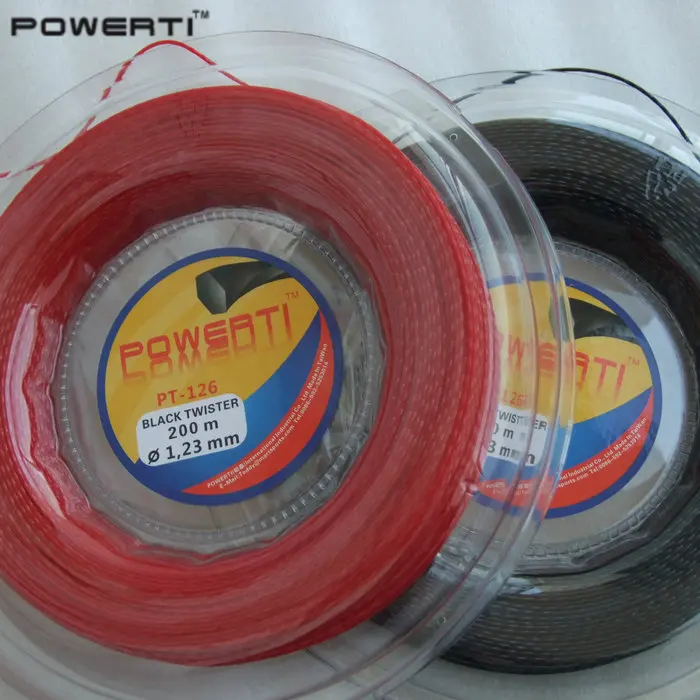 Высокое качество POWERTI PT126 Hexaspin twister Полиэстеровая теннисная веревка 200 м/катушка Теннисная ракетка big banger
Высокое качество POWERTI PT126 Hexaspin twister Полиэстеровая теннисная веревка 200 м/катушка Теннисная ракетка big banger