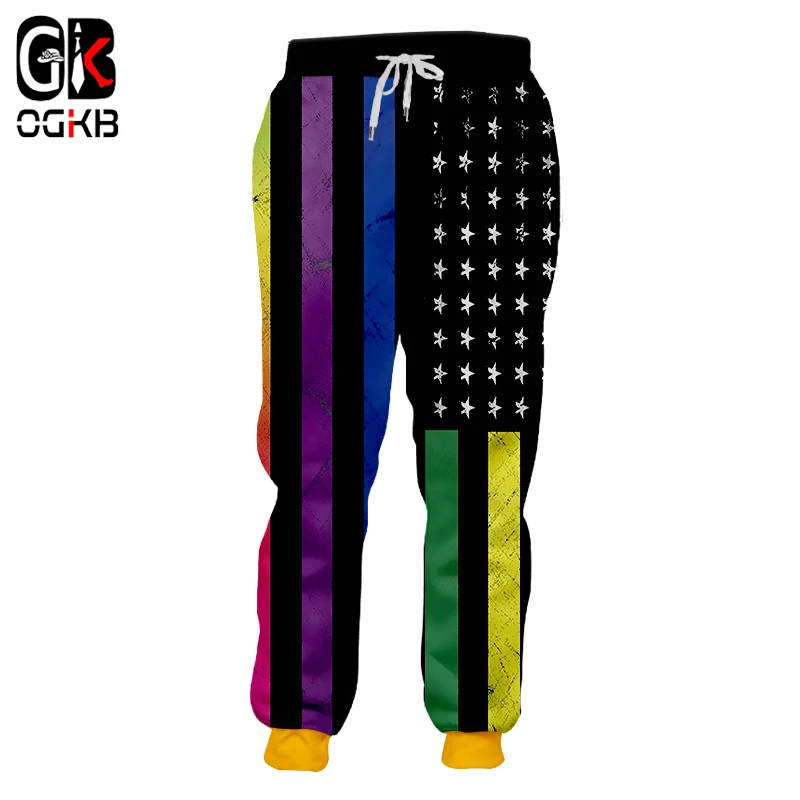 OGKB Spring Fall Women Mens Joggers Pants S-5XL 3D American Flag Printed Sweatpants Stripe Sweat Pants Unisex Hiphop Harem Pants
OGKB Spring Fall Women Mens Joggers Pants S-5XL 3D American Flag Printed Sweatpants Stripe Sweat Pants Unisex Hiphop Harem Pants