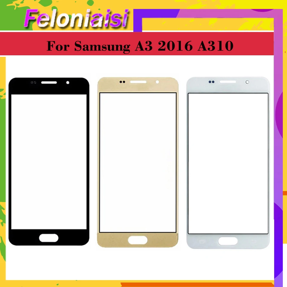 Для Samsung Galaxy A3 2016 A310 A310F SM-A310F A310M передняя внешняя стеклянная линза Замена сенсорной панели экрана
Для Samsung Galaxy A3 2016 A310 A310F SM-A310F A310M передняя внешняя стеклянная линза Замена сенсорной панели экрана
