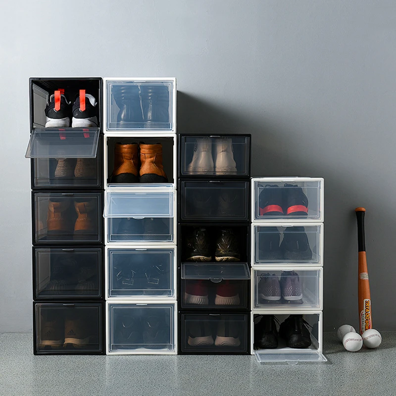 Cool Sneakers Men Box Dust Proof Sports Shoe Storage Organizer Booties Store Thicken Plastic Container Boyfriend Gift Hot Sale
Cool Sneakers Men Box Dust Proof Sports Shoe Storage Organizer Booties Store Thicken Plastic Container Boyfriend Gift Hot Sale