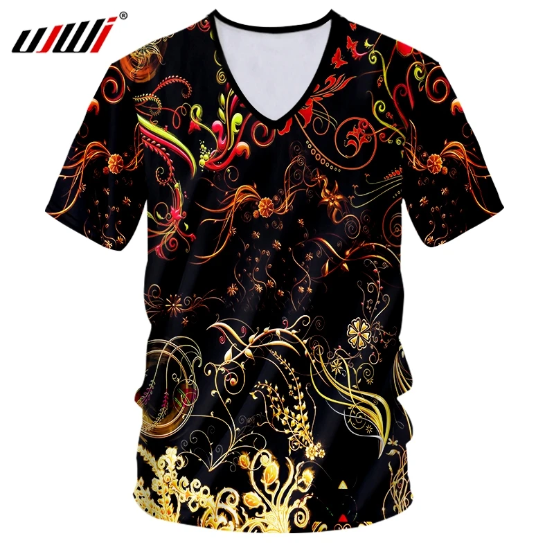 UJWI Summer Liana Man T Shirt New Loose V-neck Tshirt 3D Printed Yellow Flowers And Leaves Oversized 5Xl Men's Costuming
UJWI Summer Liana Man T Shirt New Loose V-neck Tshirt 3D Printed Yellow Flowers And Leaves Oversized 5Xl Men's Costuming