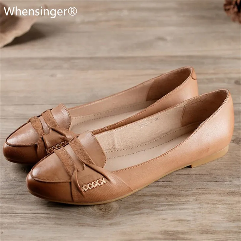 Whensinger - 2018 New Women Spring Flats Genuine Leather Shoes Slip-On 1798-3 Casual sneakers womens flat shoes
Whensinger - 2018 New Women Spring Flats Genuine Leather Shoes Slip-On 1798-3 Casual sneakers womens flat shoes