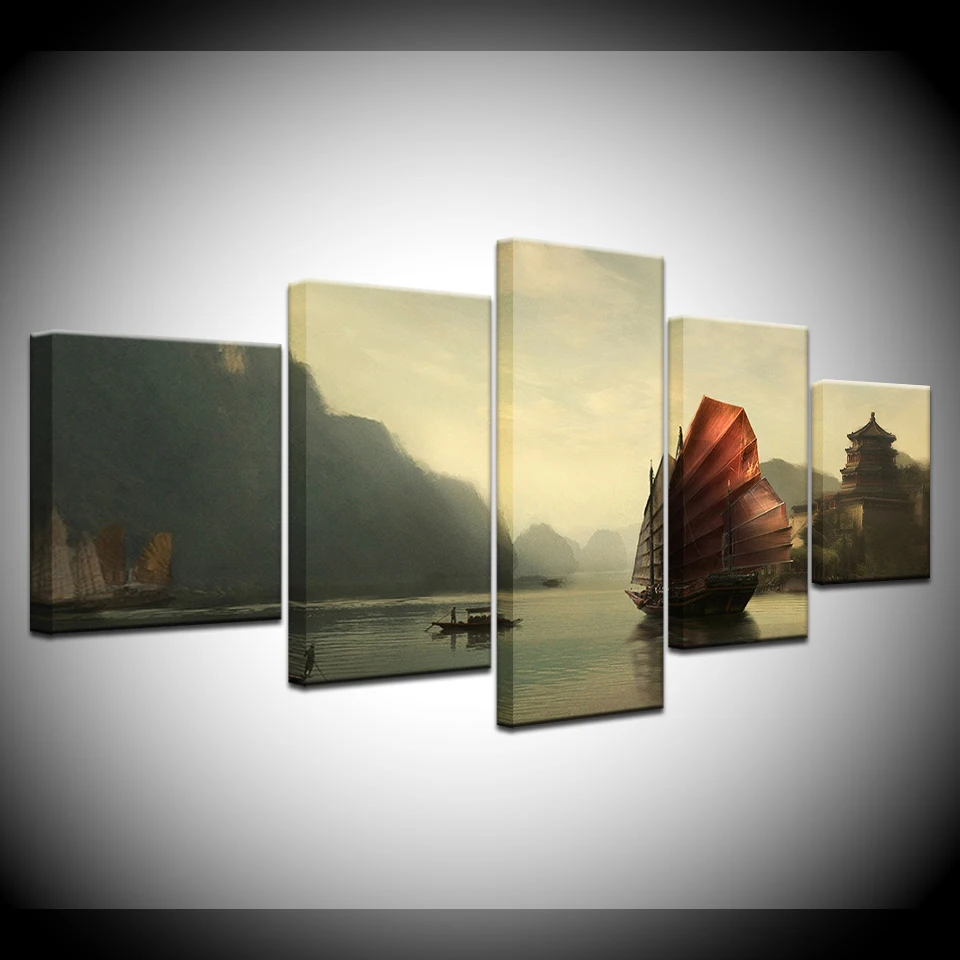 Pirates of the East China Sea 5 Piece Wallpapers Art Canvas Print modern Poster Modular art painting for Living Room Home Decor
Pirates of the East China Sea 5 Piece Wallpapers Art Canvas Print modern Poster Modular art painting for Living Room Home Decor