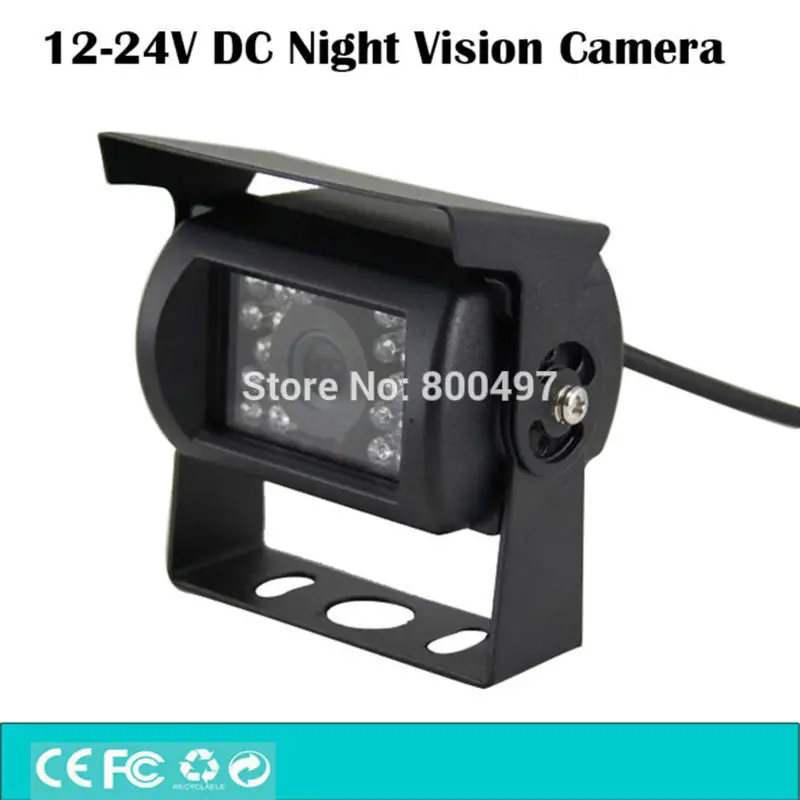 Universal 12V 24V DC Color Reverse Backup Car Rear View Camera 480 TVL 170 Degree Waterproof IP67 for Trucks Bus Heavy Equipment
Universal 12V 24V DC Color Reverse Backup Car Rear View Camera 480 TVL 170 Degree Waterproof IP67 for Trucks Bus Heavy Equipment