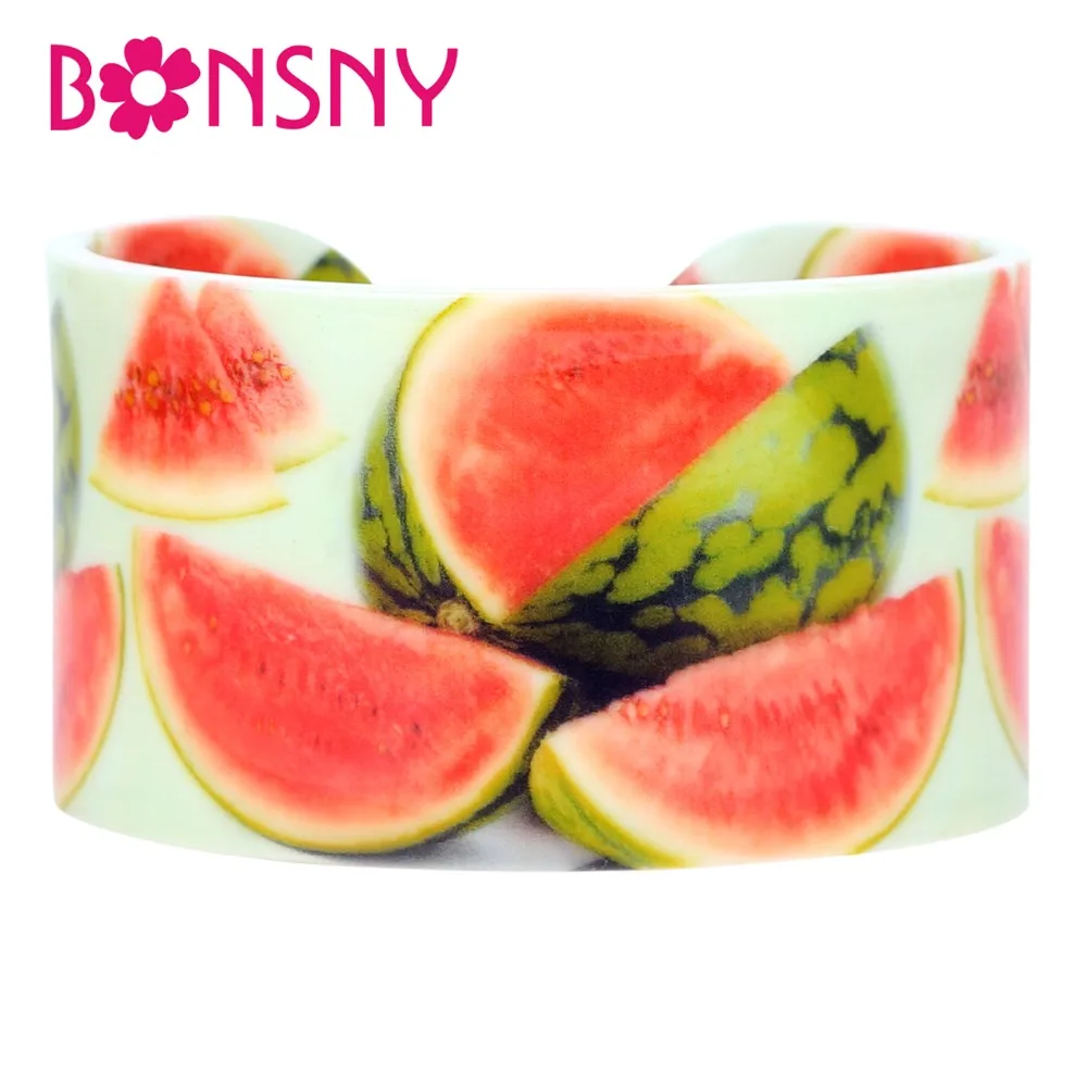 Bonsny Acrylic Novelty Watermelon Fruit Bangles Bracelets Fashion Craft Jewelry For Women Girls Ladies Teens Summer Gifts Bulk
Bonsny Acrylic Novelty Watermelon Fruit Bangles Bracelets Fashion Craft Jewelry For Women Girls Ladies Teens Summer Gifts Bulk