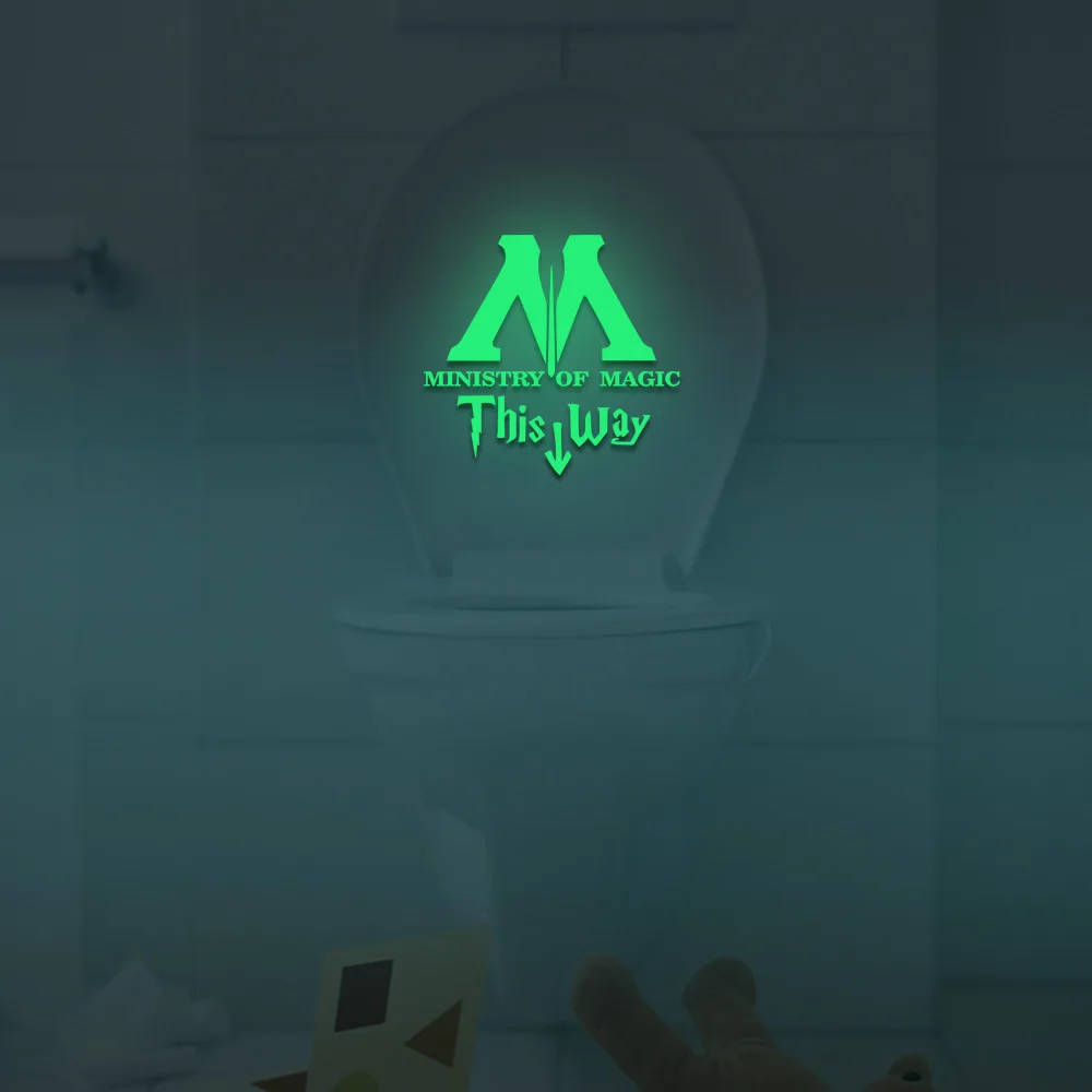 Eco-friendly Noctilucous DIY Sticker Ministry Of Magic Shining Wall Sticker For Home Decor Kid`s Room Bathroom Toilet WC Commode
Eco-friendly Noctilucous DIY Sticker Ministry Of Magic Shining Wall Sticker For Home Decor Kid`s Room Bathroom Toilet WC Commode