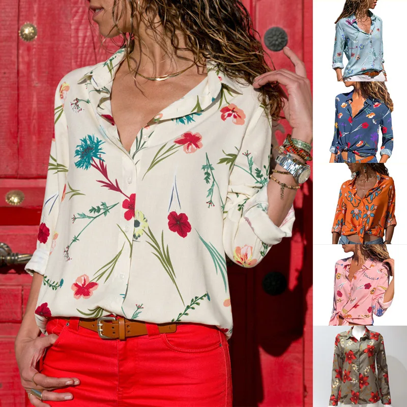 S-3XL autumn spring chiffon tops shirt floral print casual leisure shirt women long sleeve shirts plus size
S-3XL autumn spring chiffon tops shirt floral print casual leisure shirt women long sleeve shirts plus size