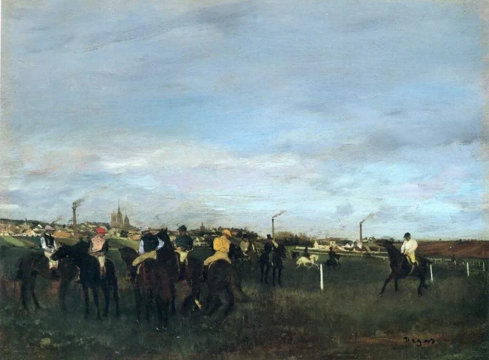 High quality Oil painting Canvas Reproductions Before the Race (1871-1872) By Edgar Degas hand painted
High quality Oil painting Canvas Reproductions Before the Race (1871-1872) By Edgar Degas hand painted